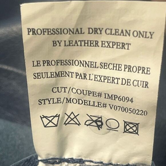 Vince Blue Leather Sleeveless Exposed Zipper Shift Dress Sz 4 Preowned - Picture 6 of 7